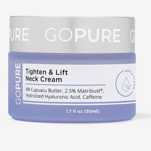 NWT Go Pure Tighten & Lift Neck Cream Bundle of 2